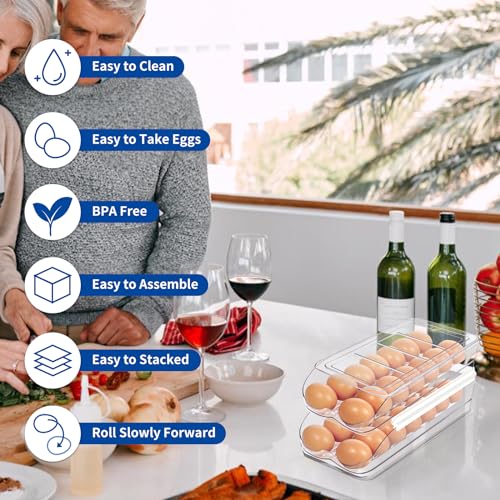 Egg Holder for Fridge (2 Count)