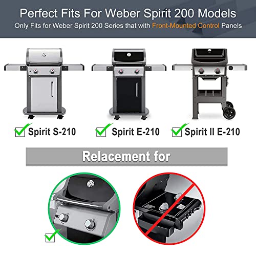 7635 Grill Flavorizer Bars for Weber Spirit E210 E220 S210 S215 (L2 7635)