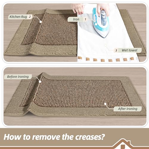 Kitchen Rugs 32"x48" (Taupe / 32" X 48" (Rectangular))