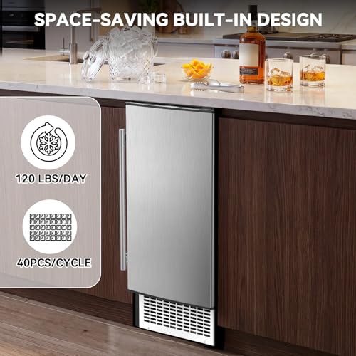 Under Counter Ice Maker (Stainless Steel)