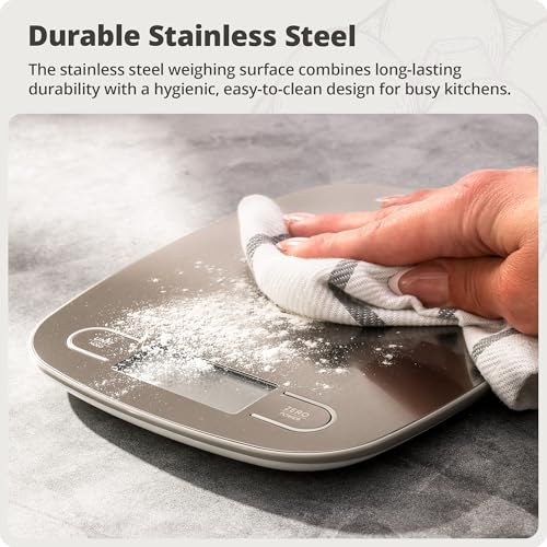Food Scale Slim & Compact (Stainless Steel)