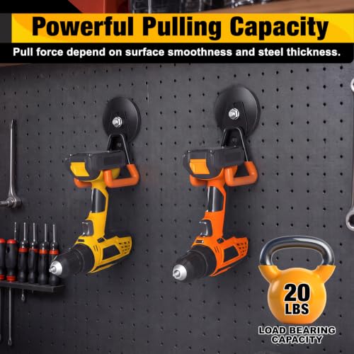 Heavy Duty Magnetic Hooks (Red)