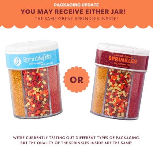 Fall Sprinkles 6 Cell Jar (6.45 Ounce)
