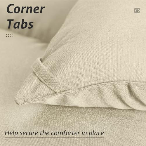 All Season California King Size Bed Comforter (Beige / Cal King（96*104）)