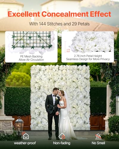 3D Flower Wall Panel (Flower / 15*15IN 24P)