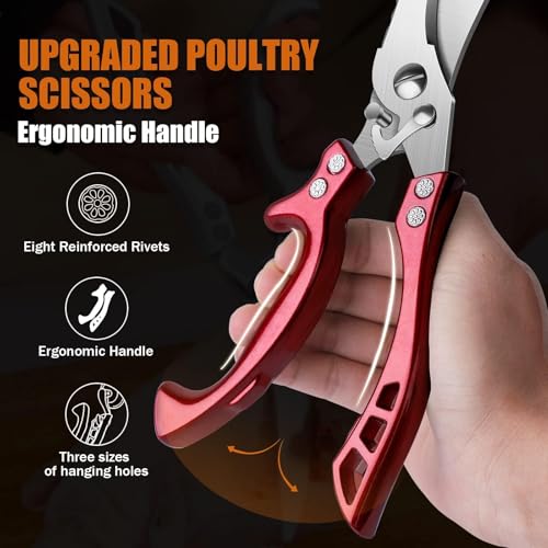 Poultry Shears Red