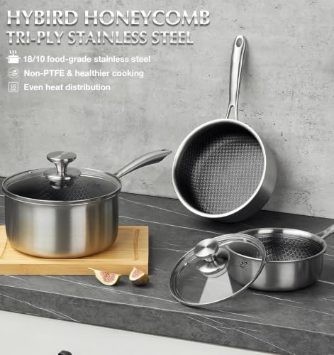 4 Quart Saucepan With Lid (4 Quarts / Black)