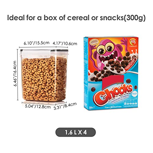 Airtight Food Storage Containers 6 Pieces