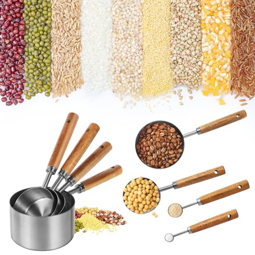 Measuring Cups and Spoons Set (8 Count)