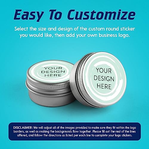 100 Custom Vinyl Stickers (100 Count)