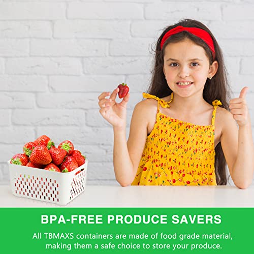 5 Pack Fruit Storage Containers for Fridge Berry Keeper Produce Saver (5 Pack Produce Savers)