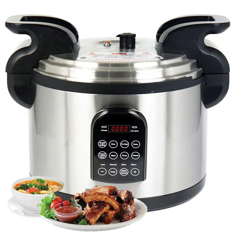 17.8QT Commercial Electric Pressure Cooker stainless steel Pressure Cooker