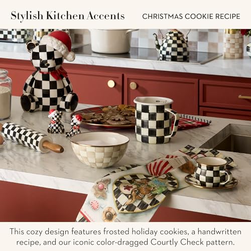 Cotton Dish Towel (Christmas Cookie Recipe / 1-Pack)
