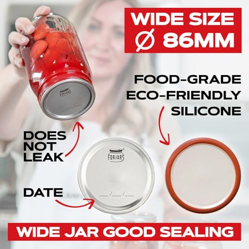 Wide Mouth Canning Lids (100-Pack)