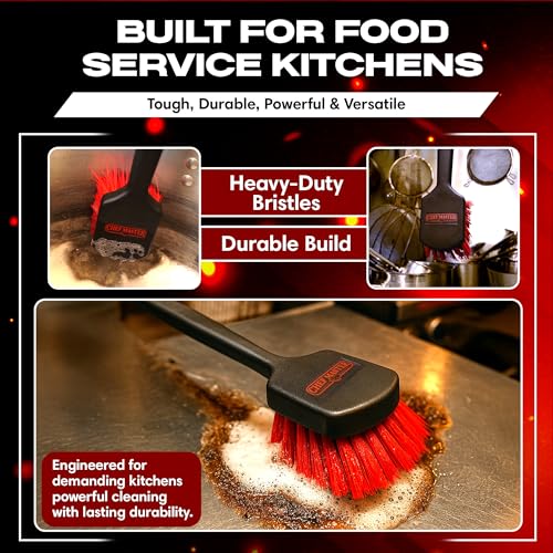 20" Deep Fryer Cleaning Brush by FryOilSaver Co (20 Inches)