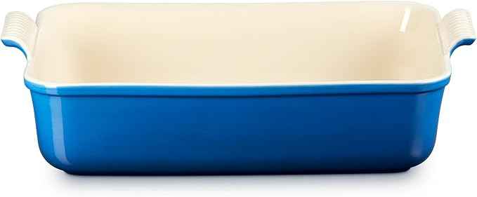 Le Creuset Stoneware Heritage Deep Rectangular Lasagna Dish, 6.75 qt., Marseille