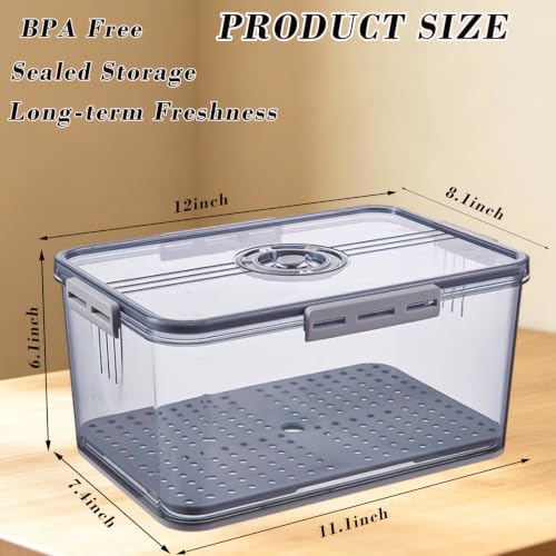 Bread Box Bread Boxes with Lid for Kitchen Counter