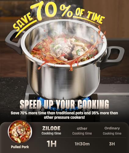 Pressure Cooker 6.3QT (6.3 Quarts)