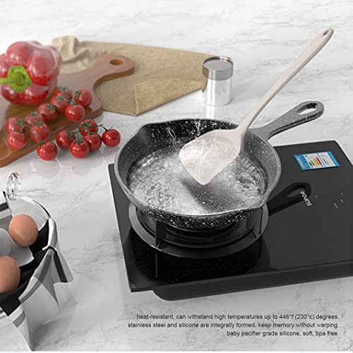Silicone Cooking Utensils Set (Khaki)