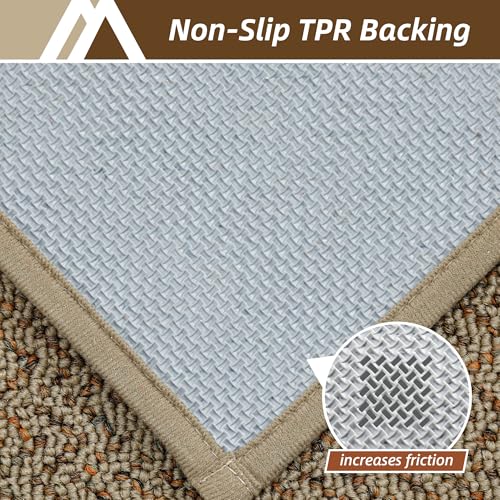 Hallway Runner Rugs Non (Taupe / 2' x 6')