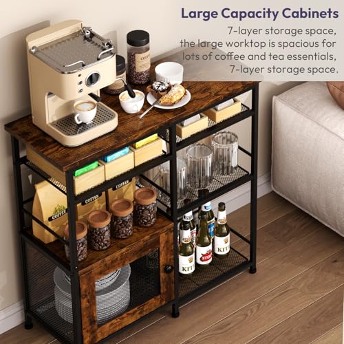 Coffee Bar Cabinet Station (Espresso)