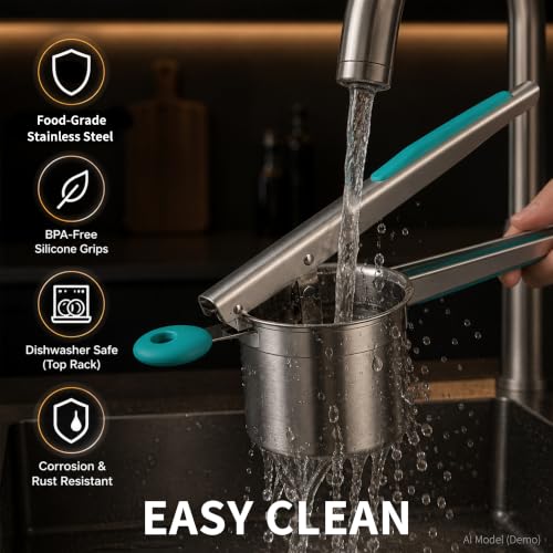 15oz Stainless Steel Potato Masher Ricer (SPR-G)