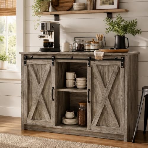Farmhouse Coffee Bar (Wash Grey)