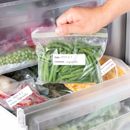 Removable Freezer Labels (3 Colors / 1×3 inch-3 rolls)