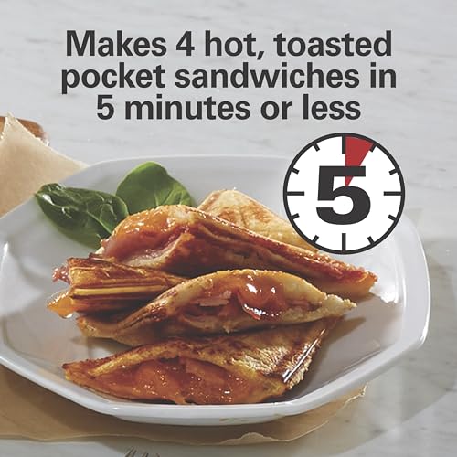 Electric Sealed Sandwich Maker Grill (Compact (1 Pack))
