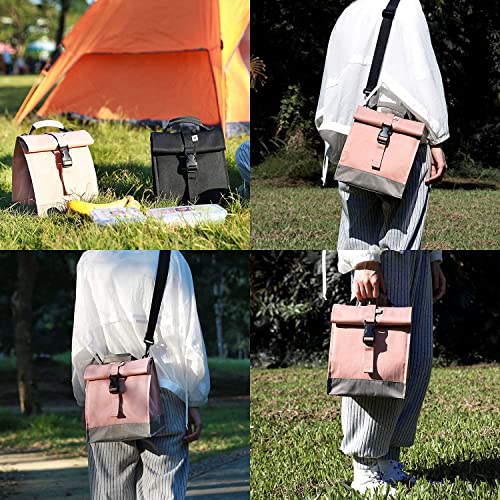 Insulated Lunch Bag Rolltop Lunch Box