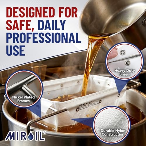 B6PS EZ Flow Deep Fryer Oil Filter Bag and Frame (Filter Bag - Frame)