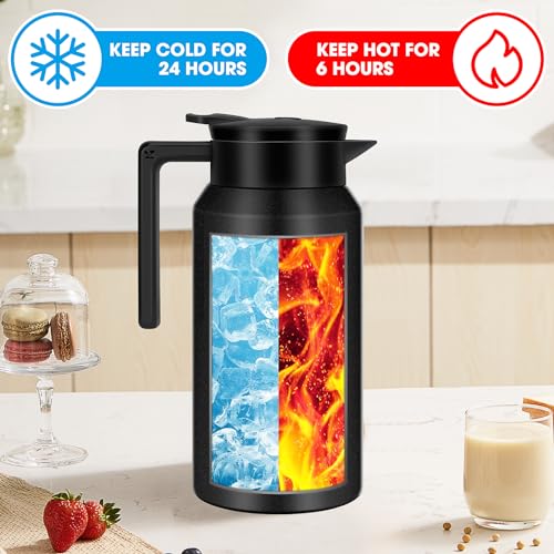 Thermal Coffee Carafe (40oz Black)