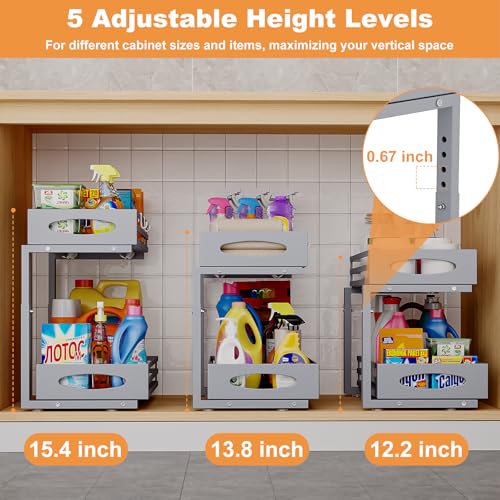Under Sink Organizer (Gray)