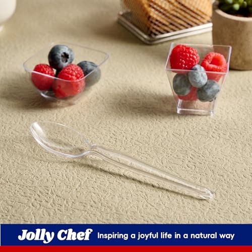 300 Count] Clear Plastic Spoons (Clear / Spoon)