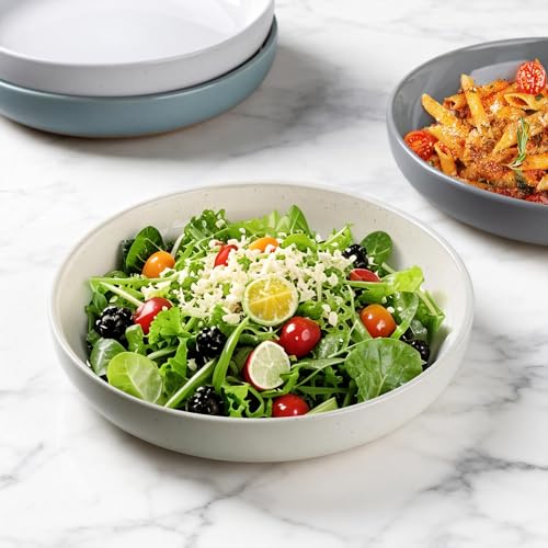 8.75'' Large Ceramic Pasta Bowls (Multi-Color(8.75inch))