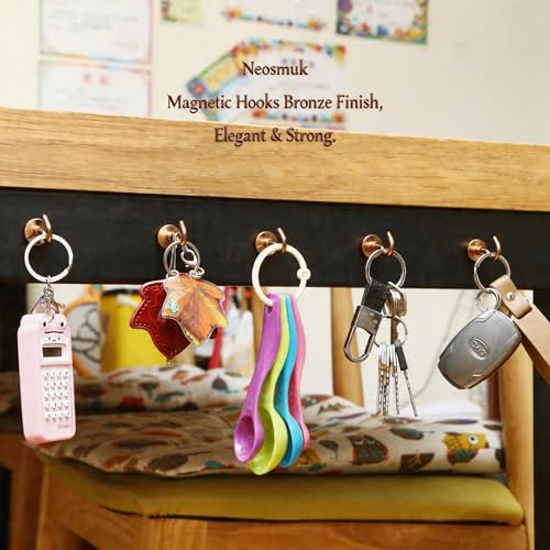 Magnetic Hooks (Bronze / 0.67 inches)
