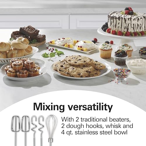 Classic Stand and Hand Mixer (White / 290 Watts Peak Power)