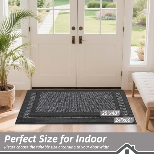 Indoor Door Mat 20" x 48" (Charcoal / 20" X 48" (Rectangular))