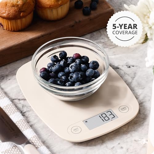 Food Scale Slim & Compact Build (Birch White)
