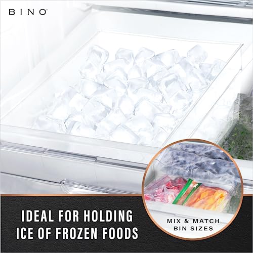 Plastic Storage Bins (2PK DEEP - MEDIUM - 14 x 6 x 8)