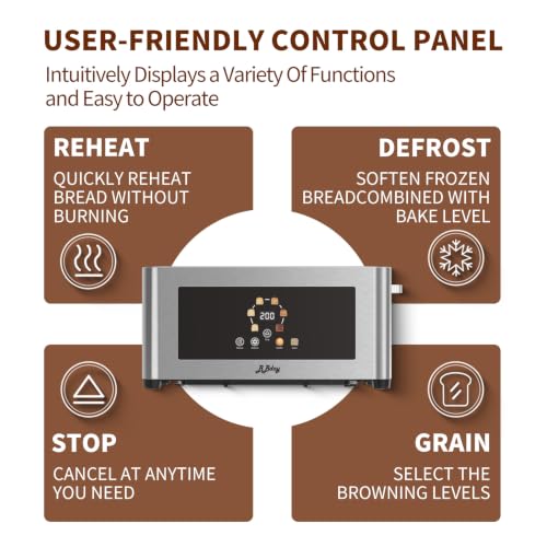2 Slice Toaster with Touchscreen (Sliver)