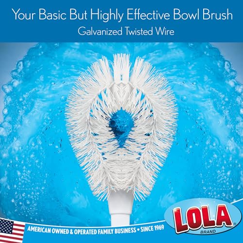 Toilet Bowl Brush Curved Head (Loop Style Bowl Brush / 3 Pack)