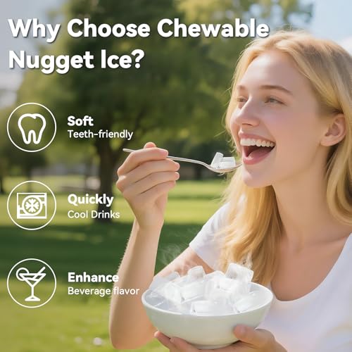 Nugget Ice Maker Machine Countertop (Nugget Ice Countertop-95LBS/24H)