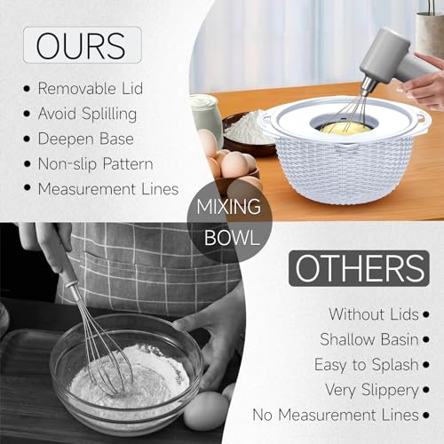 4 1 Strainer with Bowl Set (White)