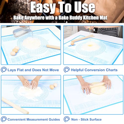 Silicone Pastry Mat 36x24 Inch Extra Large Baking Mat