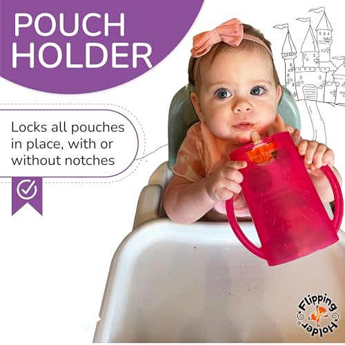 Squeeze Proof Pouch Holder (Pink & Pink)