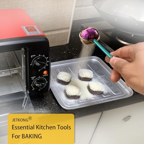 Baker's Dusting Wand for Sugar (Rainbow / 2 Pcs Small)