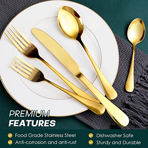 Gold Silverware Set (Gold | 30pcs)