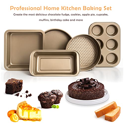 5 Piece Baking Pans Set (Copper)