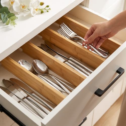 Kitchen Drawer Divider (Natural / 3.2"H, Large)